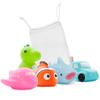 Yekko Mom LED Bath Water Play Toy Friends 5 Types + Net Set Korean Childrens Toys