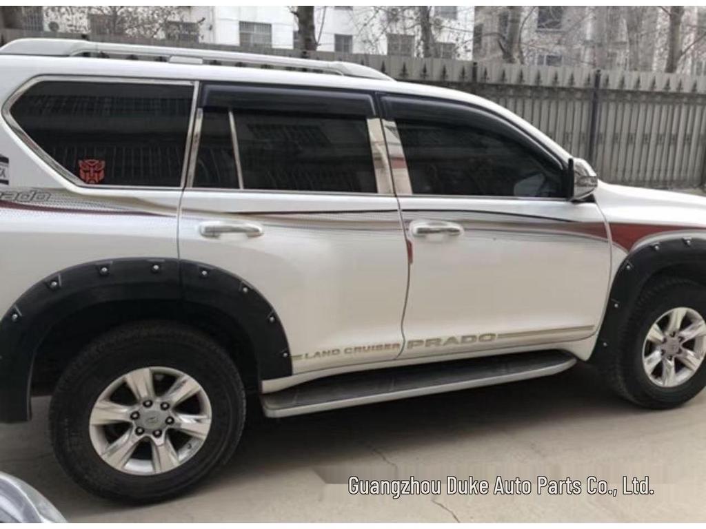 Toyota Prado LC50 (2014-2017) Широкие расширители крыльев с заклепками