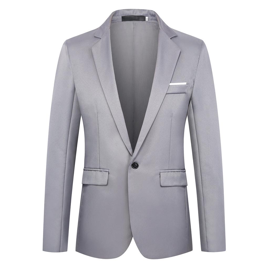 Suit Men's Korean Version Trendy Slim Fit Solid Color Men's Small Blazer