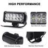 36W 6000K Motorcycle Led Spotlight Headlight Light Bar Waterproof Motorbike Fog Light Lamp For Car Truck Motocross Work