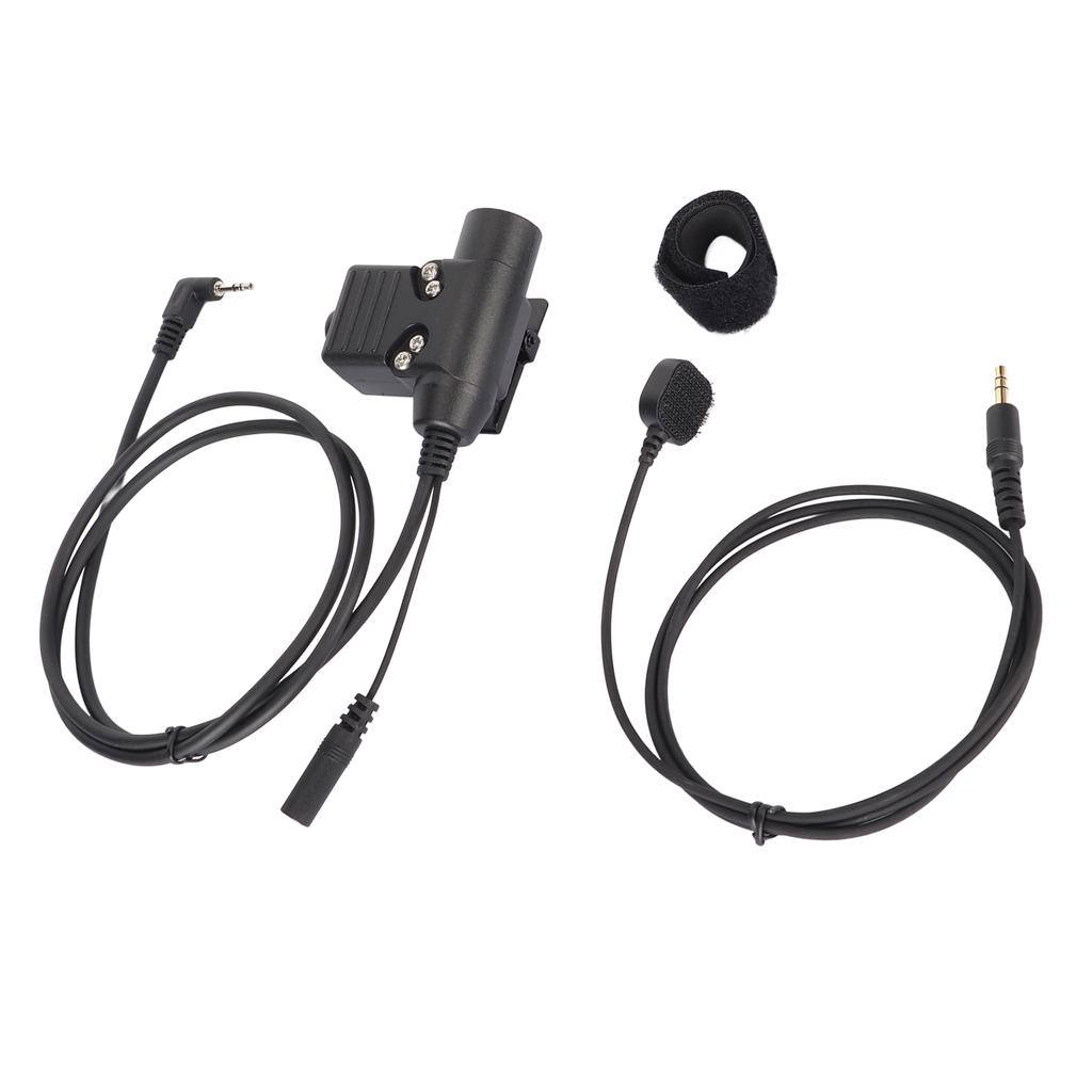 U94 PTT Adapter Walkie Talkie Headset Connector Cable Replacement for Motorola T6200 6200C