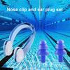 Swimming Nose Clip Set Silicone Swim Earplugs Waterproof Pool Nose Clips Water Sports Non-Slip Nose Guard Earplug Set