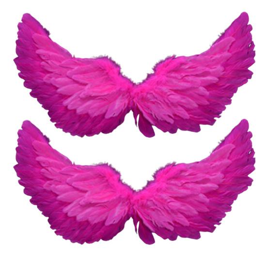 2 шт. крылья ангела из перьев для женщин и девочек, костюм крыльев феи из перьев с эластичными ремнями для Хэллоуина, реквизит для выступления на сцене для косплея и вечеринки
