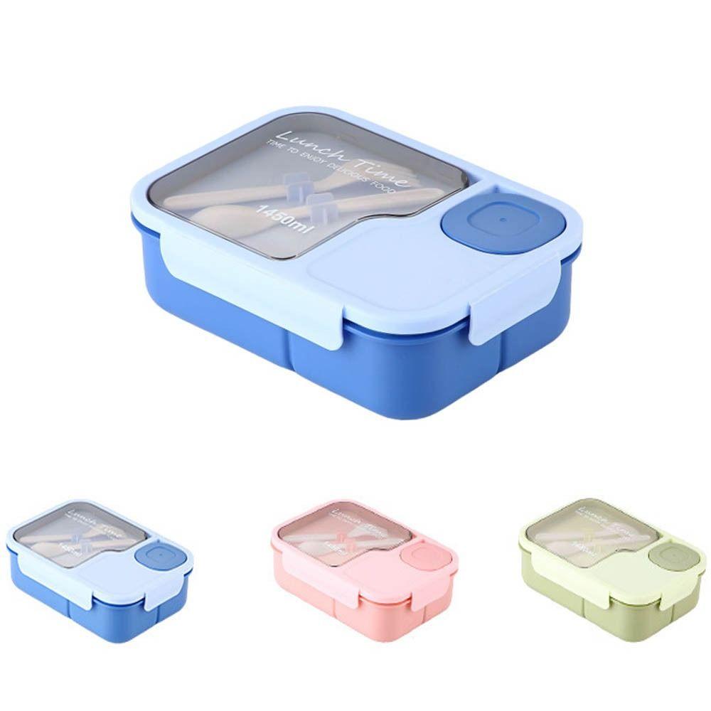 3 Grid Bento Box Portable Snack Food Box High Quality Lunch Box for Kids
