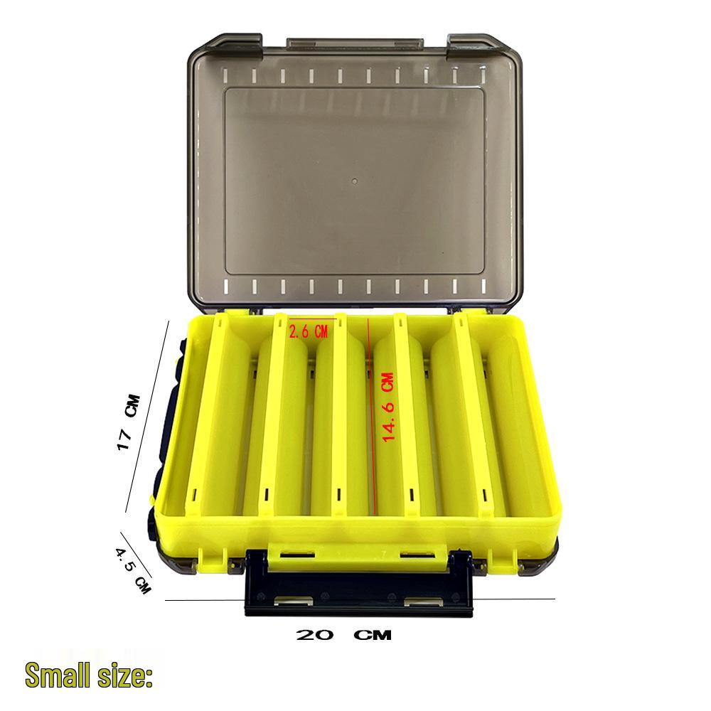 Двусторонняя рыболовная коробка для искусственных приманок: Воблер, VIB, блесна, жесткие и мягкие приманки