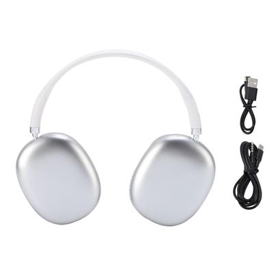 Bluetooth Наушники Накладные Регулируемые Складные Гарнитуры с Микрофоном Беспроводные Проводные Bluetooth V5.4 Наушники Белые