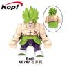 Kf6073 Dragon Ball 7Cm Tall Figure Building Block Small Particle Mosaic Doll Toy Bag
