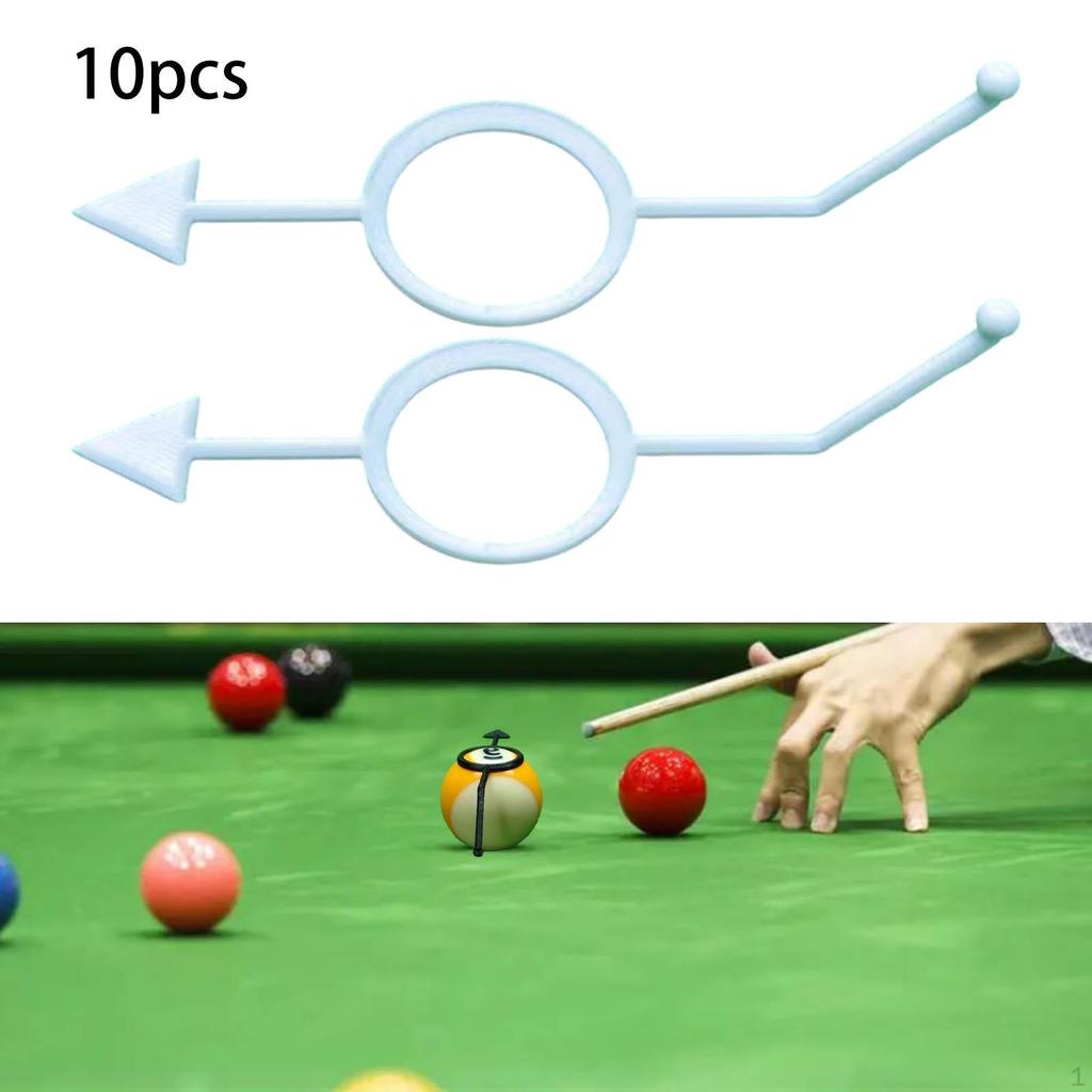 10 штук Аксессуары для бильярда Маркер позиции шара Высокая производительность с направляющей для прицеливания Детские
