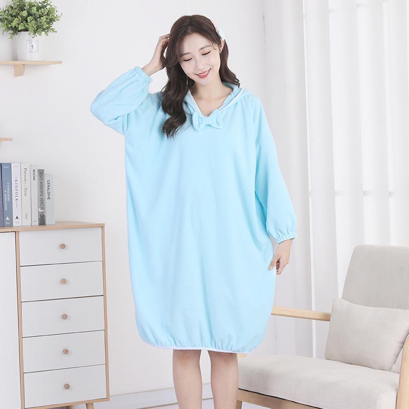 Женская быстросохнущая юбка для купания из кораллового флиса: Утолщенное, мягкое, впитывающее воду, удобное банное полотенце для весны и осени