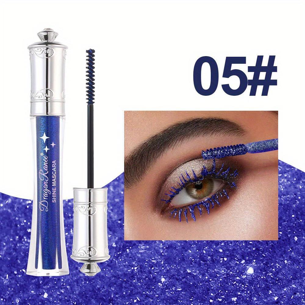Тушь для ресниц Glitter Flash с мерцающими бриллиантовыми блестками, водостойкая, не смазывающаяся, стойкая, увеличивающая объем, макияж для глаз