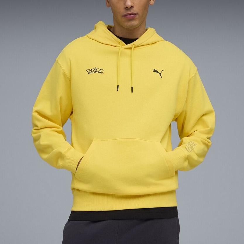 Puma Худи с графическим принтом X Pokemon 'Энергичный желтый' Мужское 634915-80