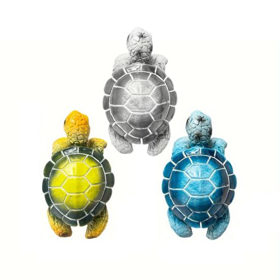 Статуэтка черепахи, цветочный горшок, ваза, подвесной горшок, черепаха, статуэтка морского животного, скульптура, украшение для внутреннего и наружного сада, орнамент