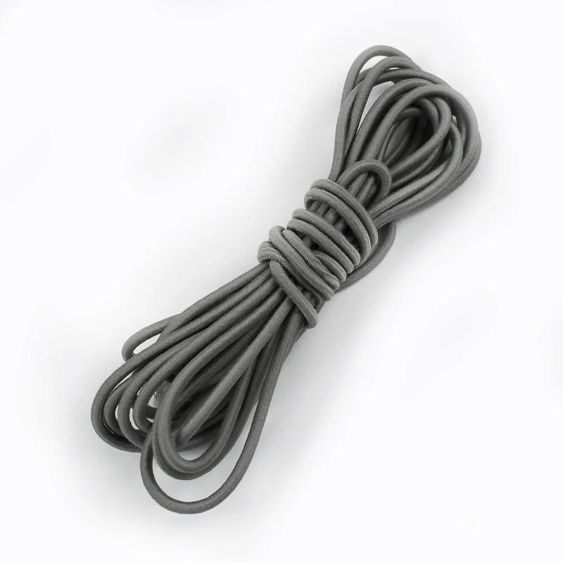 5/10/20M 4мм Эластичные шнуры Meetee для одежды, повязок на голову, Резинка, Пояс, Пружинные резинки, Аксессуары для шитья DIY