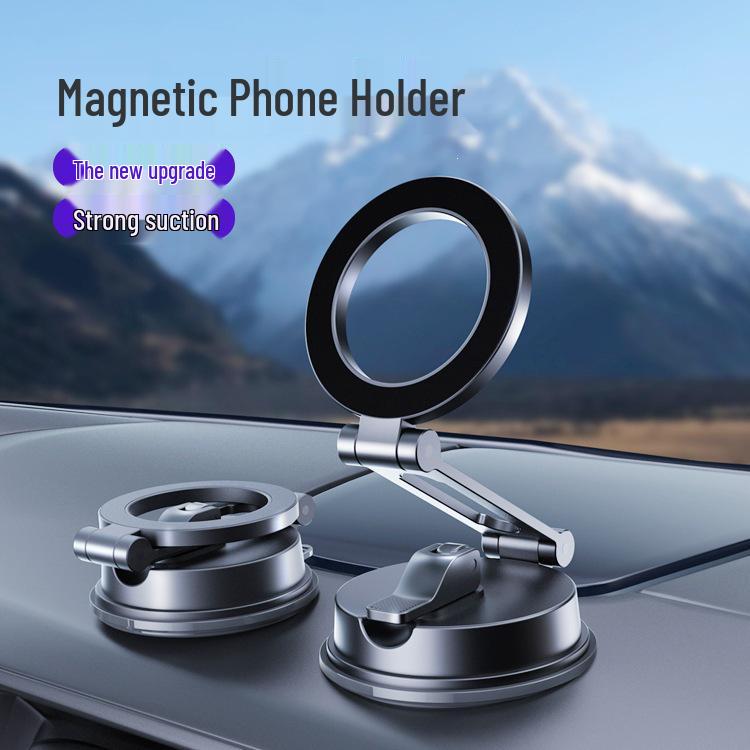 Universal Dashboard Magnetic Phone Holder with Suction Cup