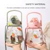 with Straw Water Bottle with Straw Big Belly Large-Capacity Water Cup  Summer