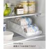 Yamazaki Tower Refrigerator Can Storage, White, Approx. W37.5 X D14 X H8.2cm, 5766, for Refrigerator Storage