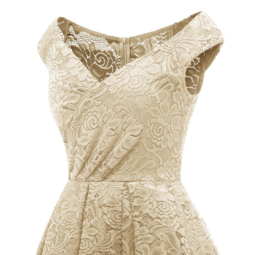 Женское винтажное кружевное платье подружки невесты с цветочным принтом Бардо с открытыми плечами миди в стиле свинг Вечерняя вечеринка Коктейльно-свадебные наряды Формальные платья для особых случаев 2022