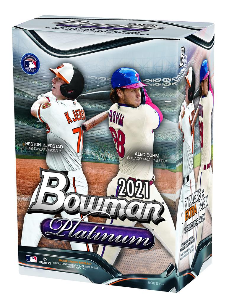 Карта MLB Topps Bowman Platinum Бейсбол 2021 Издание Карта Главной лиги бейсбола 2021 Bowman Platinum Бейсбол [Бластер Бокс] [Бластер Бокс]