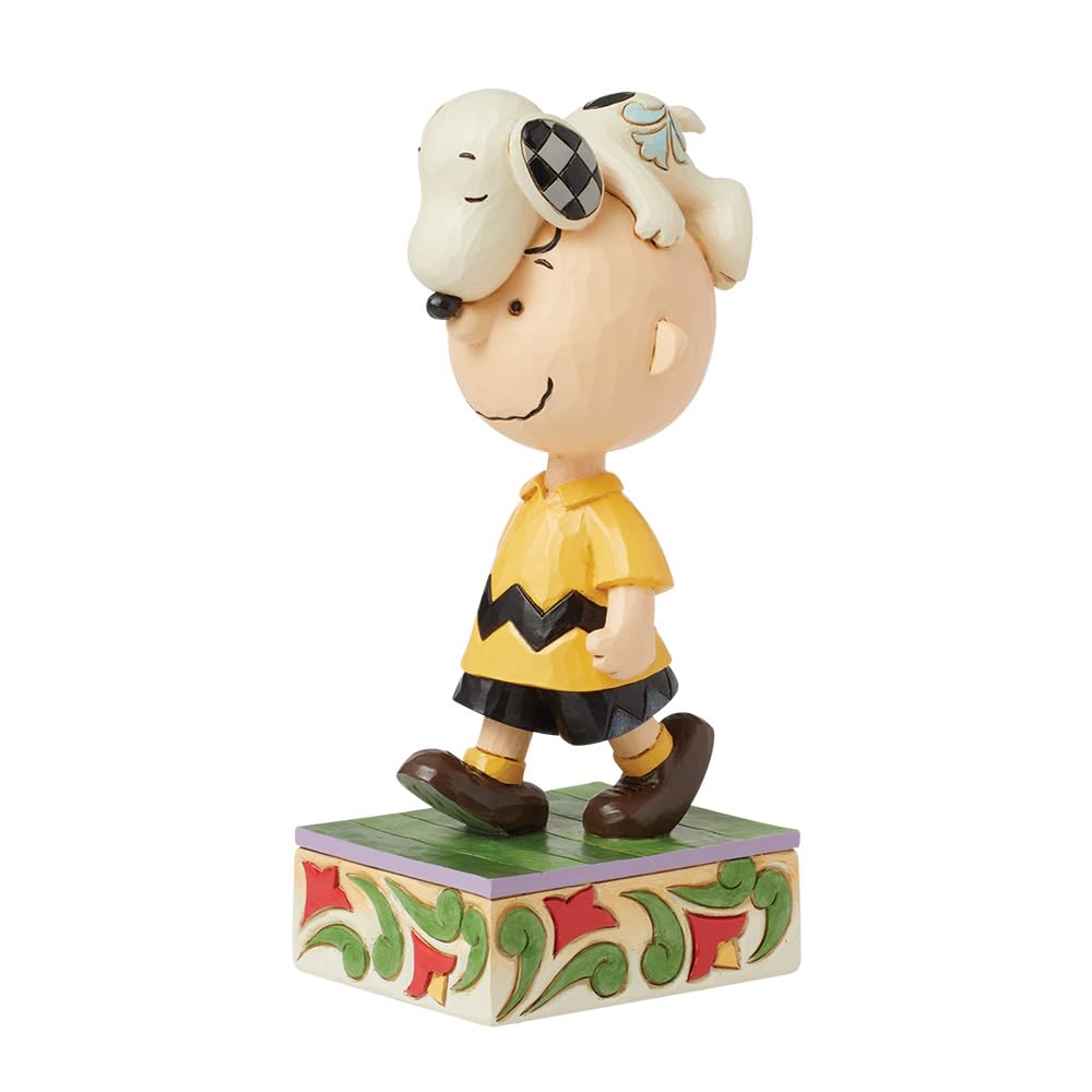 Enesco JIM SHORE Snoopy On Charlie Head 6016270 Brown's