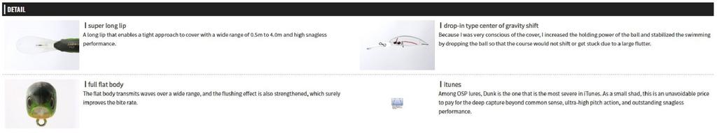 OSP Приманка Dunk 48 Suspend Deep Diving Minnow Lure PL-07 (8764)