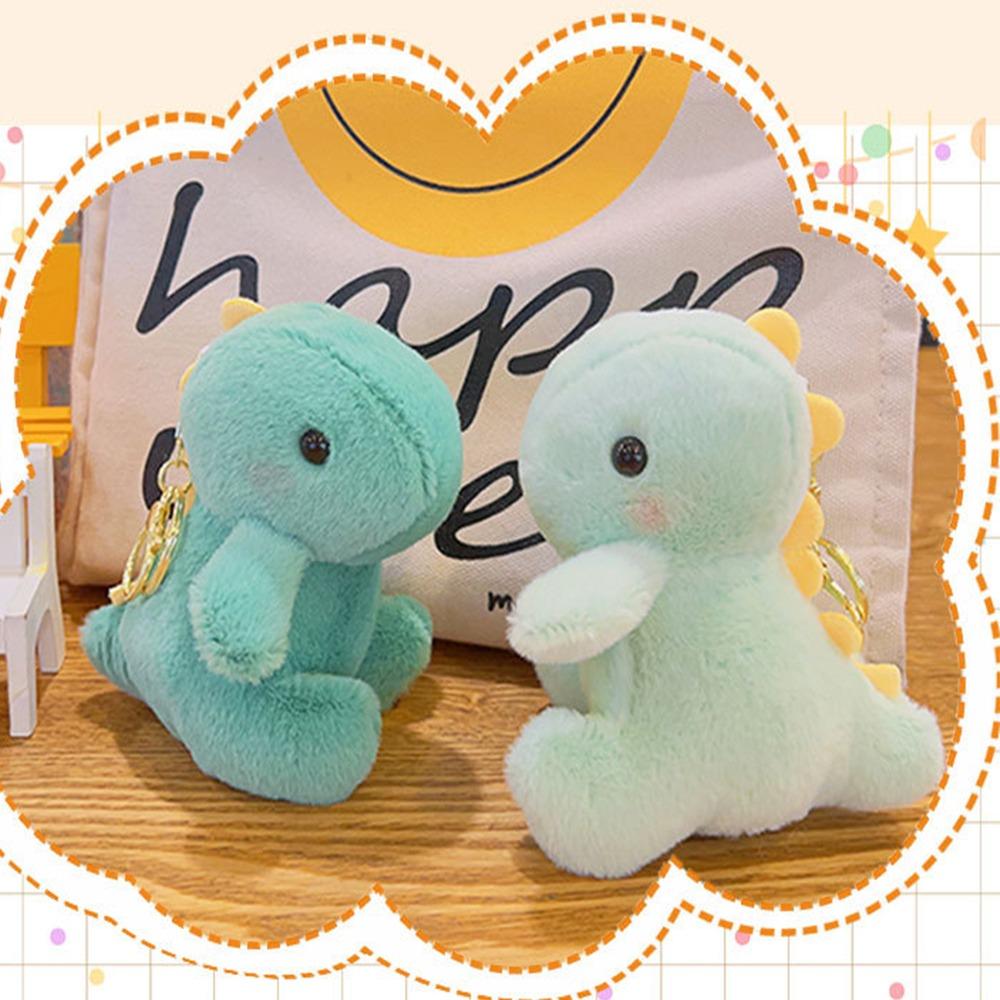 Милый динозавр плюшевая кукла игрушки кулон 12 см мягкая кукла брелок кавайный мультфильм плюшевая подвеска автомобиль