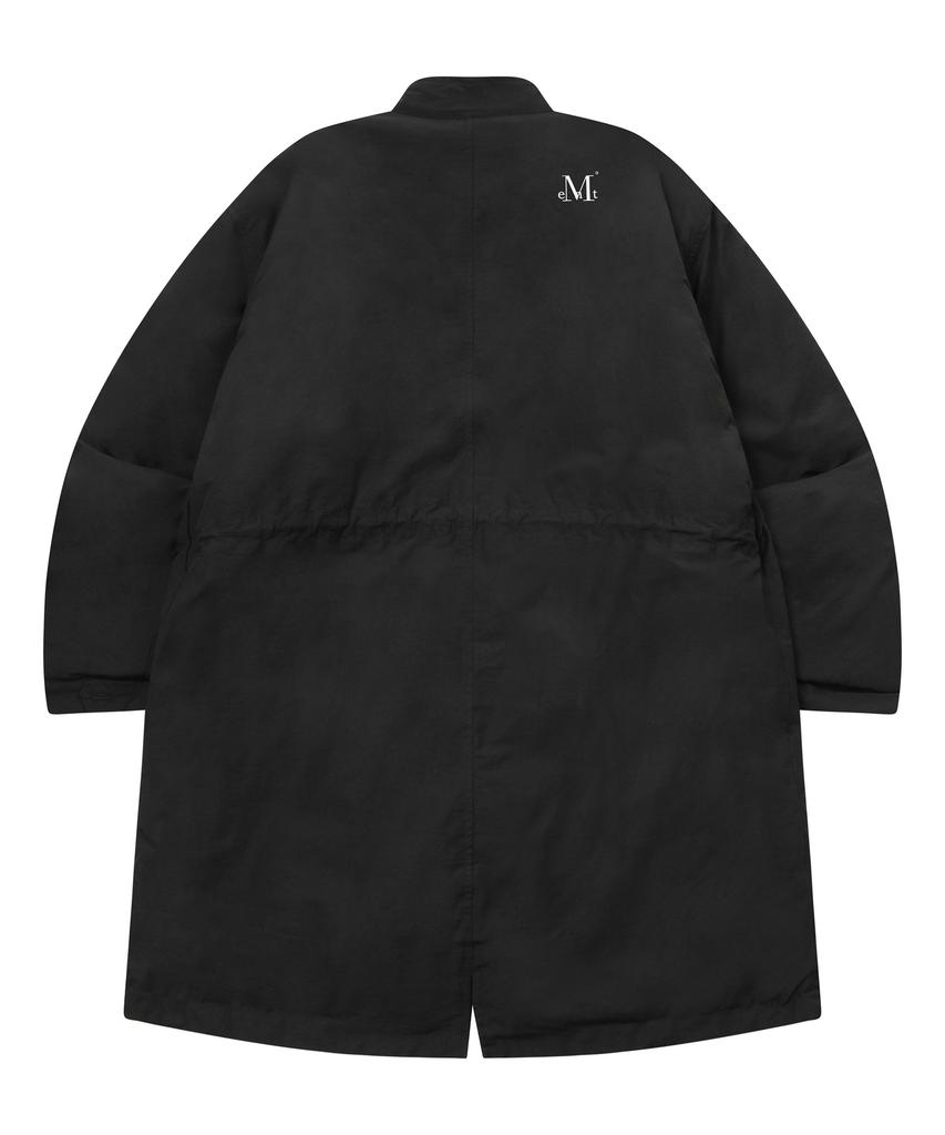 MUCENT Verno Side Leather Fishtail Long Padded Parka Unisex (2 Colors)