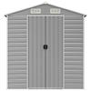 Garden Shed Light Gray 191 x 980 x 198 cm Galvanized Steel