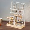 Стойка для украшений большой вместимости, многоярусная, устойчивое основание, серьги, кольца, ожерелья, браслеты