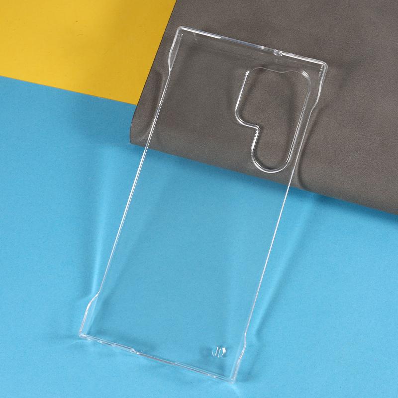 For Samsung Galaxy S23 Ultra Frameless Transparent Cell Phone Anti-drop Cover Hard PC Phone Case