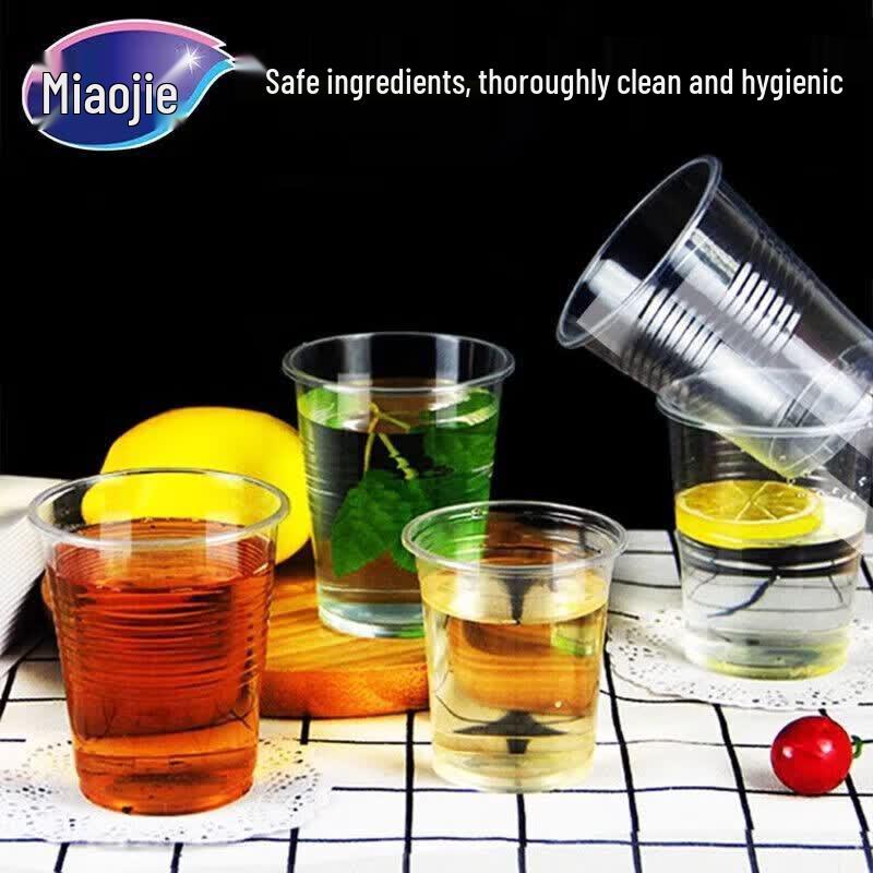 MiaoJie Thickened Disposable Plastic Cups