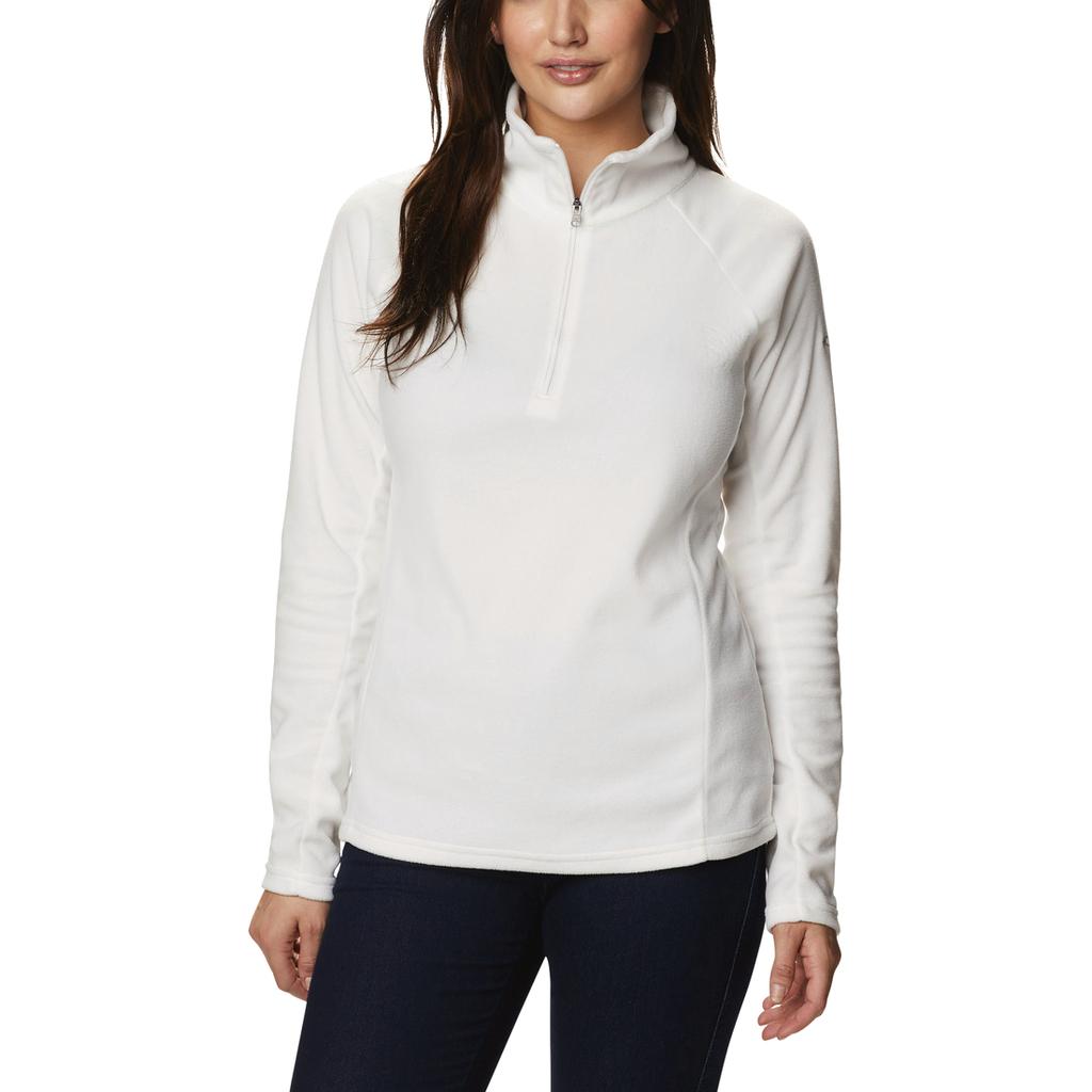 Columbia Glacial IV Half Zip Fleece, Womens White Fleece