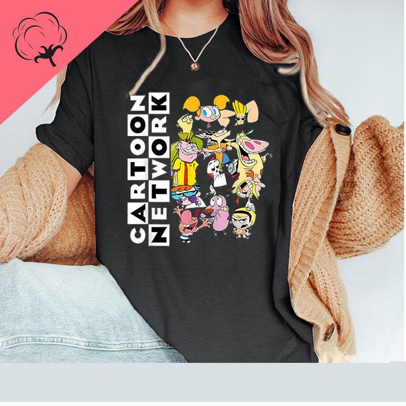 Аниме Футболка Персонажи Cartoon Network Графические Футболки Унисекс Женские Дышащие Мягкие Повседневные С Круглым Вырезом С Коротким Рукавом Весна Лето