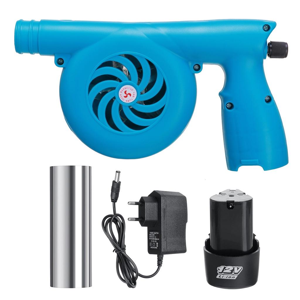 Электрический вентилятор для улицы, вентилятор для барбекю, беспроводной портативный гриль для барбекю, инструменты для пикника, кемпинга с литиевой батареей