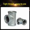 Galvanized Cast Iron Internal Thread Tee