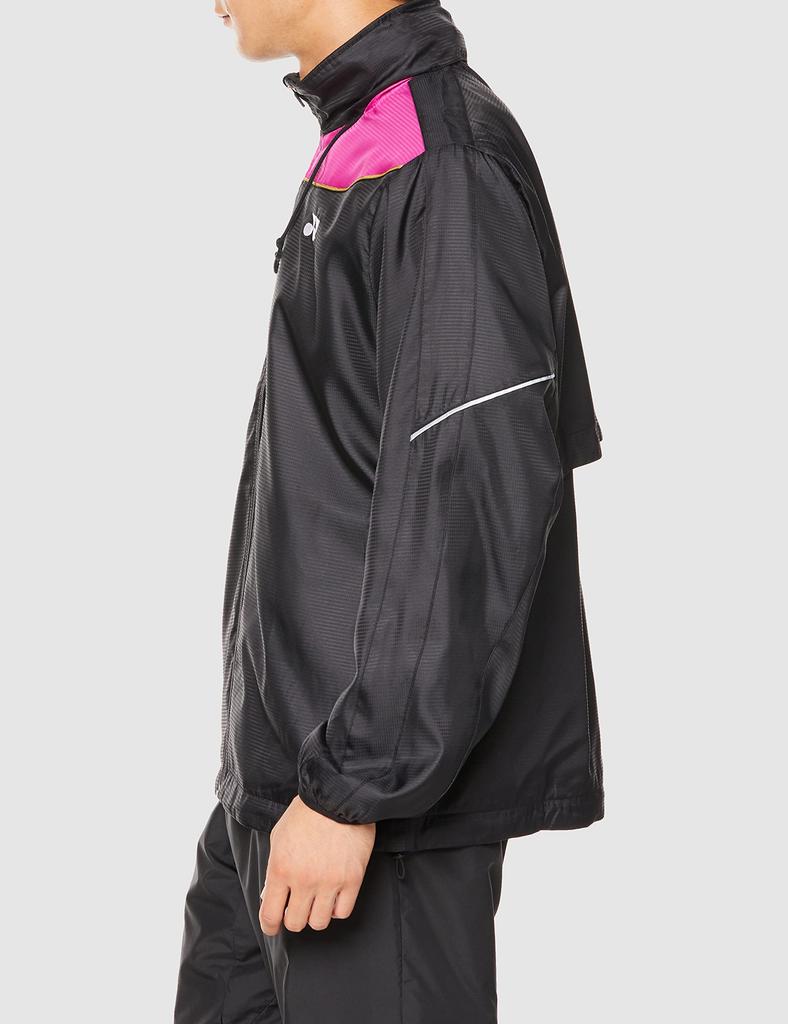 Куртка Wind Warmer M [Yonex], рубашка, черный/розовый (181)