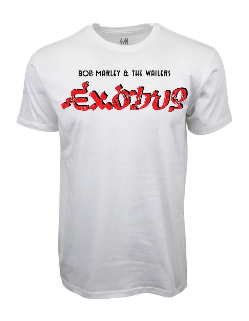 70s Exodus Marley The Wailers Graphic White T Shirt