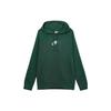 Embroidered Logo Casual Hoodie Men Tops Green FB7789-323
