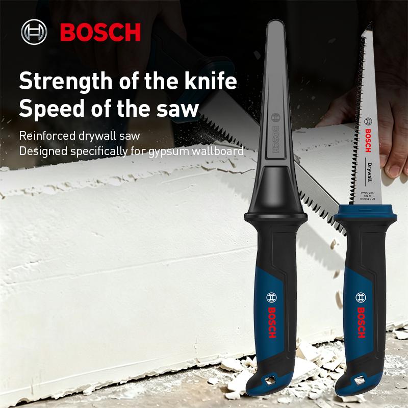 Bosch Пила по гипсу Пила для гипсокартона 150 мм 8 TPI трехсторонние режущие зубья закаленные с отверстием для шнурка