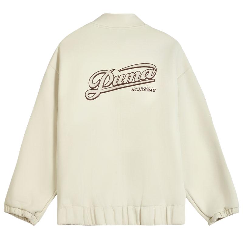 Puma Logo Letter Stand Collar Zip Long Sleeve Jacket Unisex Jackets 635715-87