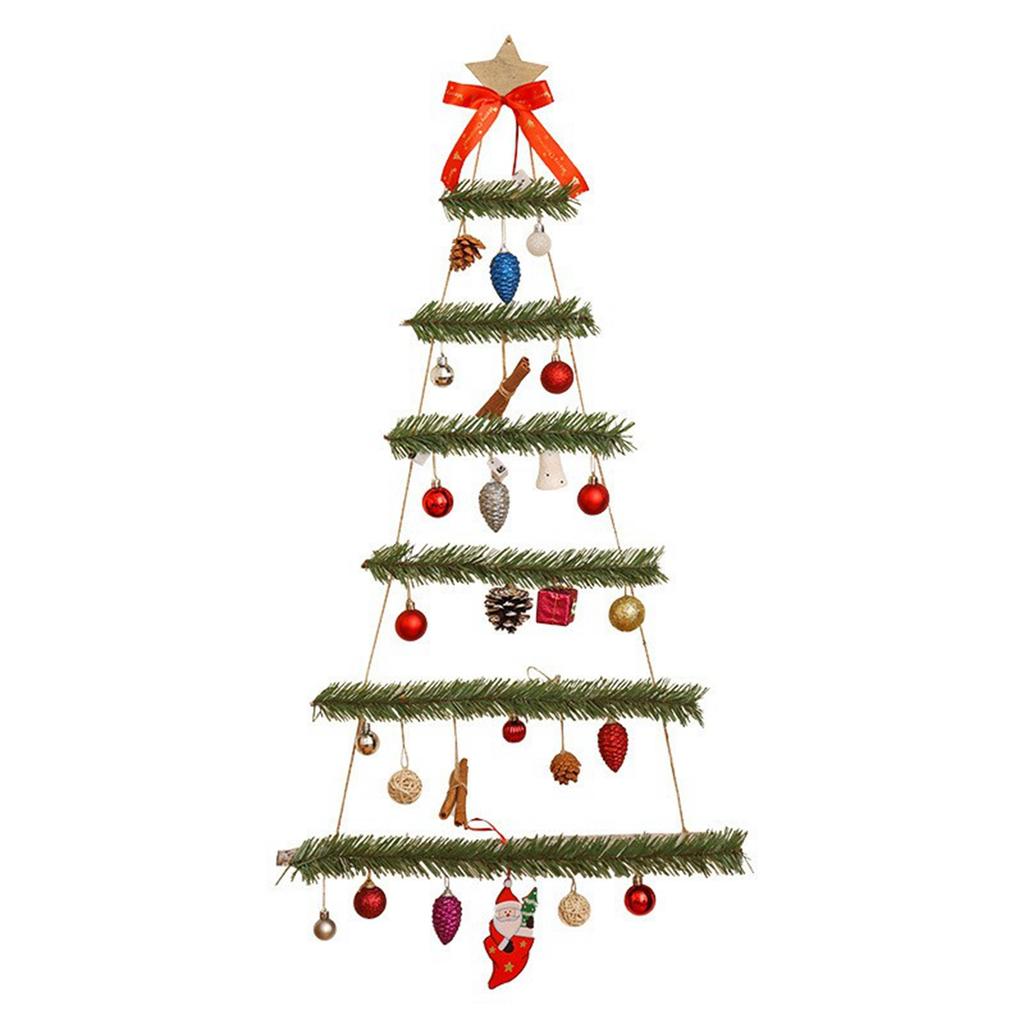 Christmas Decorations Navidad Artificial Christmas Tree Decoration Wall Christmas Tree Home DIY Luminous Pendant Foldable