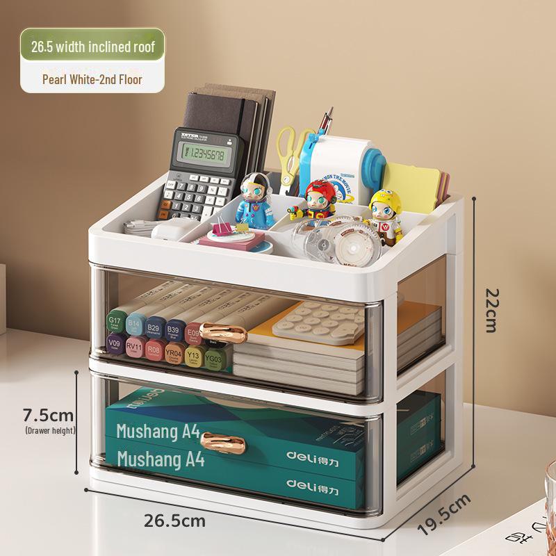 Пластиковый настольный органайзер для канцелярских принадлежностей и косметики