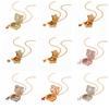 Oil Coating Openable Pendant Necklace Enamel Craft Enamel Dog Necklace  Teen Girls Jewelry