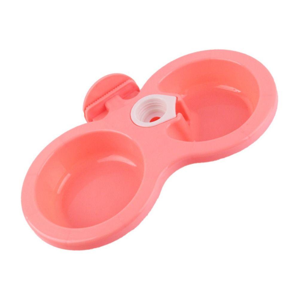 Подвесная подвесная клетка, двойная миска для собак, двойная миска, фонтан для воды для домашних животных, миска для воды для корма для собак, кошки