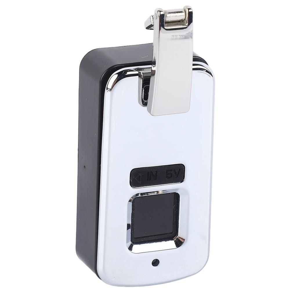 Fingerprint Lock Small Smart Electric Lock Built In Bag Luggage Suitcase Travel Aluminium Alloy