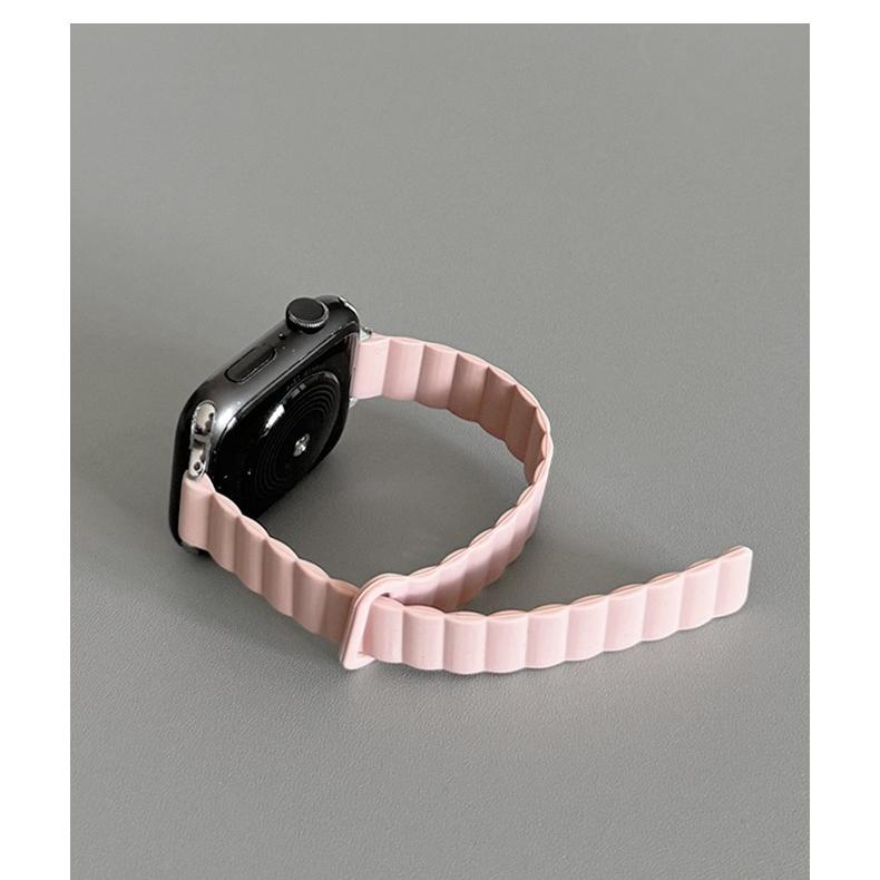 Женский тонкий силиконовый ремешок с магнитной застежкой для Apple Watch S11 10 46/42 мм 45 мм 44 мм Тонкие ремешки 38 мм 40 мм 41 мм Браслет iWatch SE 9 8 7 6