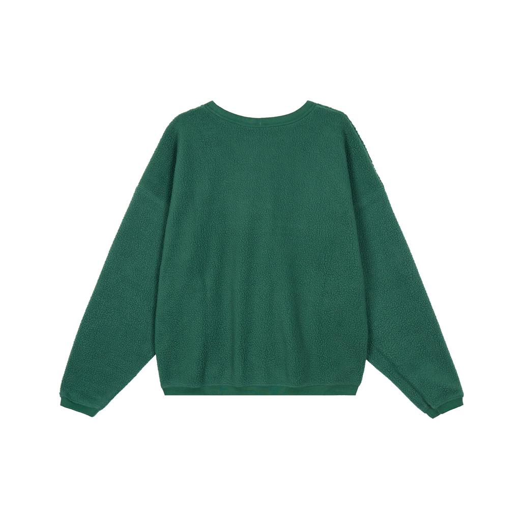 Nike Клубная флисовая однотонная толстовка с круглым вырезом и карманом на молнии, мужская толстовка елово-зеленого цвета FB8379-323