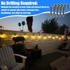 Adjustable Outdoor Light String Hooks for 3.2 - 6 inch Concrete Cinder Block Wall and Fences, 5 Pcs Metal No Drill String Light Hangers, Outside