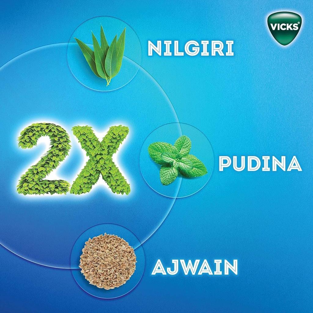 Vicks VapoRub Экстра Сильный 25 мл Упаковка 1 Охлаждающая мазь для облегчения кашля, простуды и головной боли