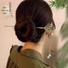 High-End Retro Chinese Tassel Hairpin for Women - Versatile Alloy Hair Clip for Elegant Updos