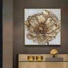 Абстрактные цветочные белые золотые цветы американский стиль холст картины роскошные золотые постеры принты для гостиной декор настенное искусство
